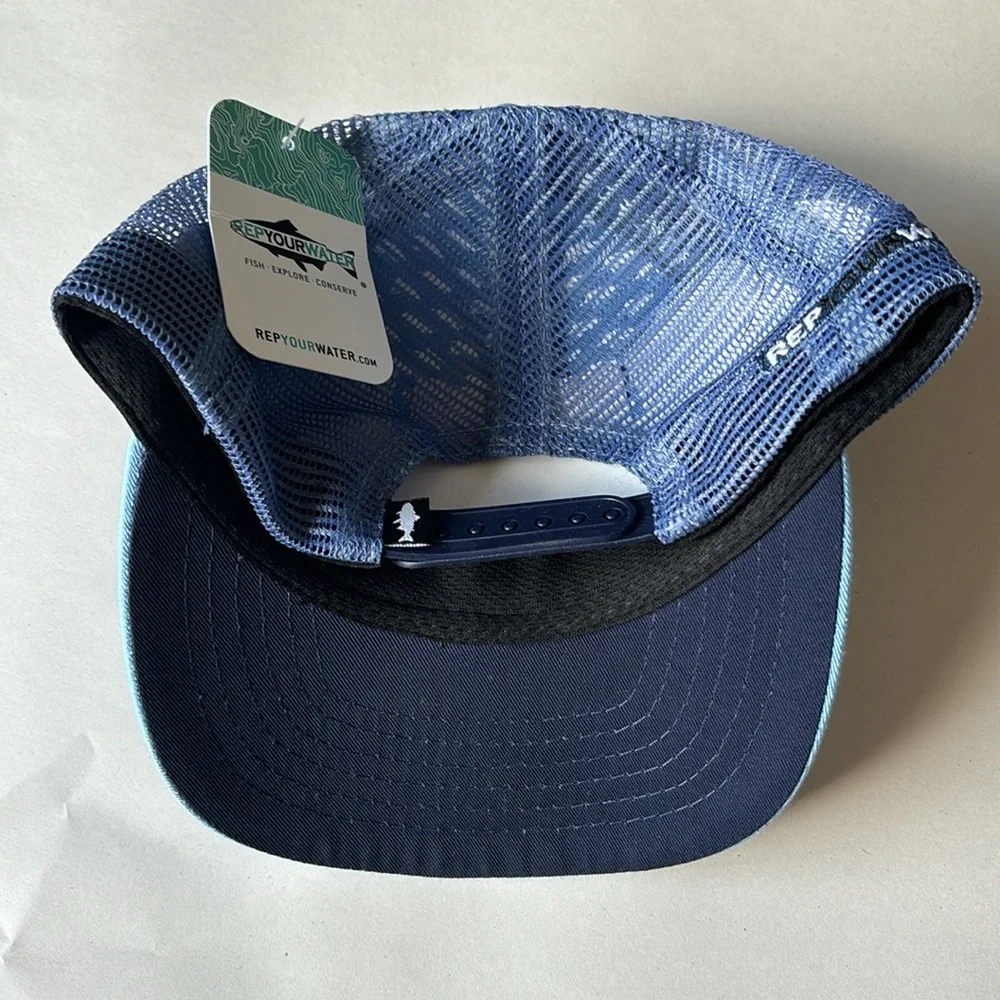 RepYourWater Blue Camo Trucker Hat